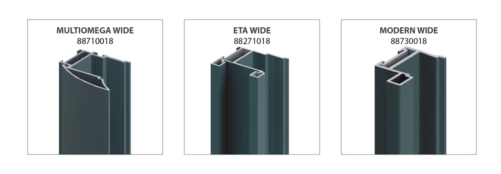 rączka meblowa ciemny turkus multiomega wide, rączka meblowa ciemny turkus eta wide, rączka meblowa ciemny turkus modern wide