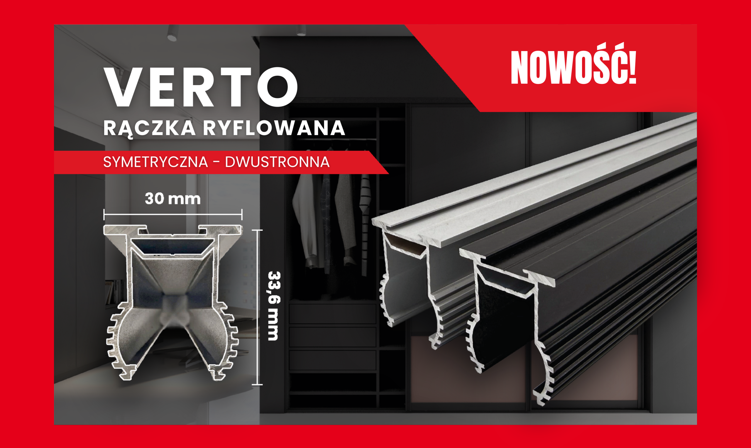 VERTO – rączka ryflowana