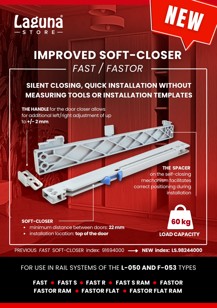 FAST / FASTOR soft-closer for sliding doors